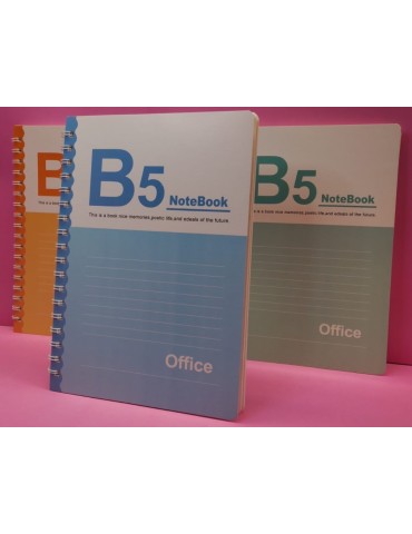 CUADERNO B5 TAPA PVC 